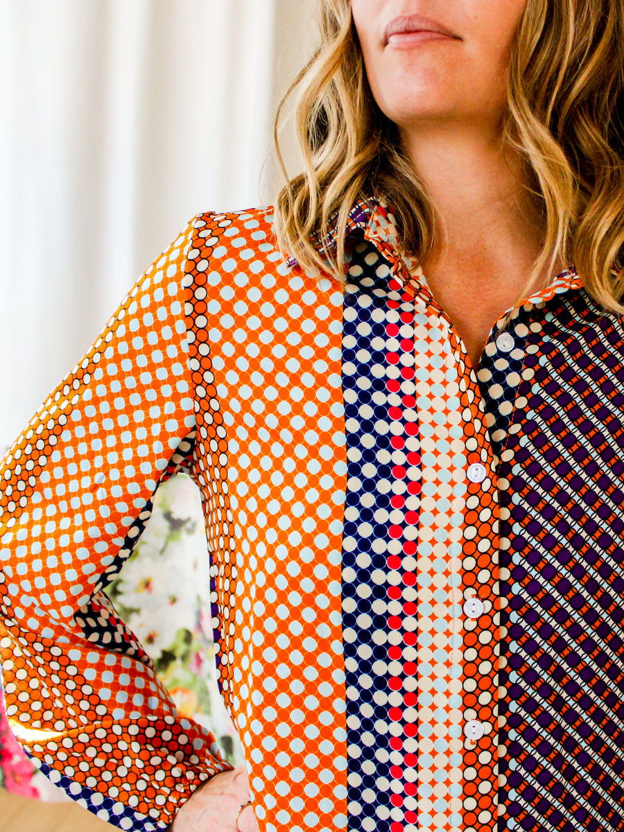 Claudia Dot Blouse – Patterns and Pops